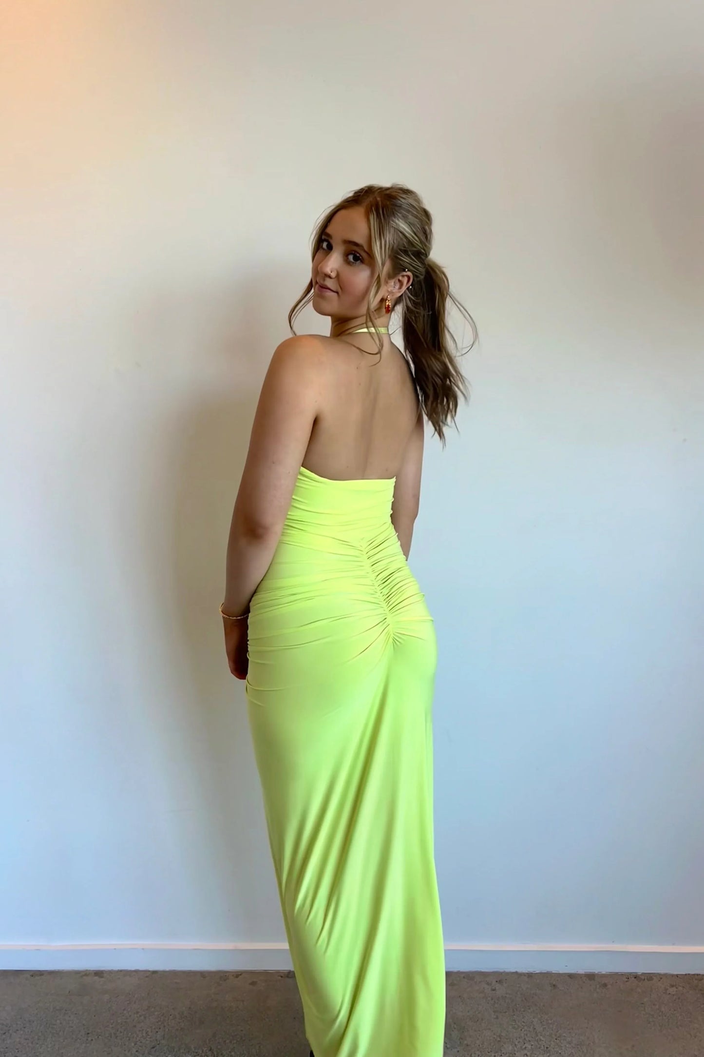 Shontae Gown - Lime