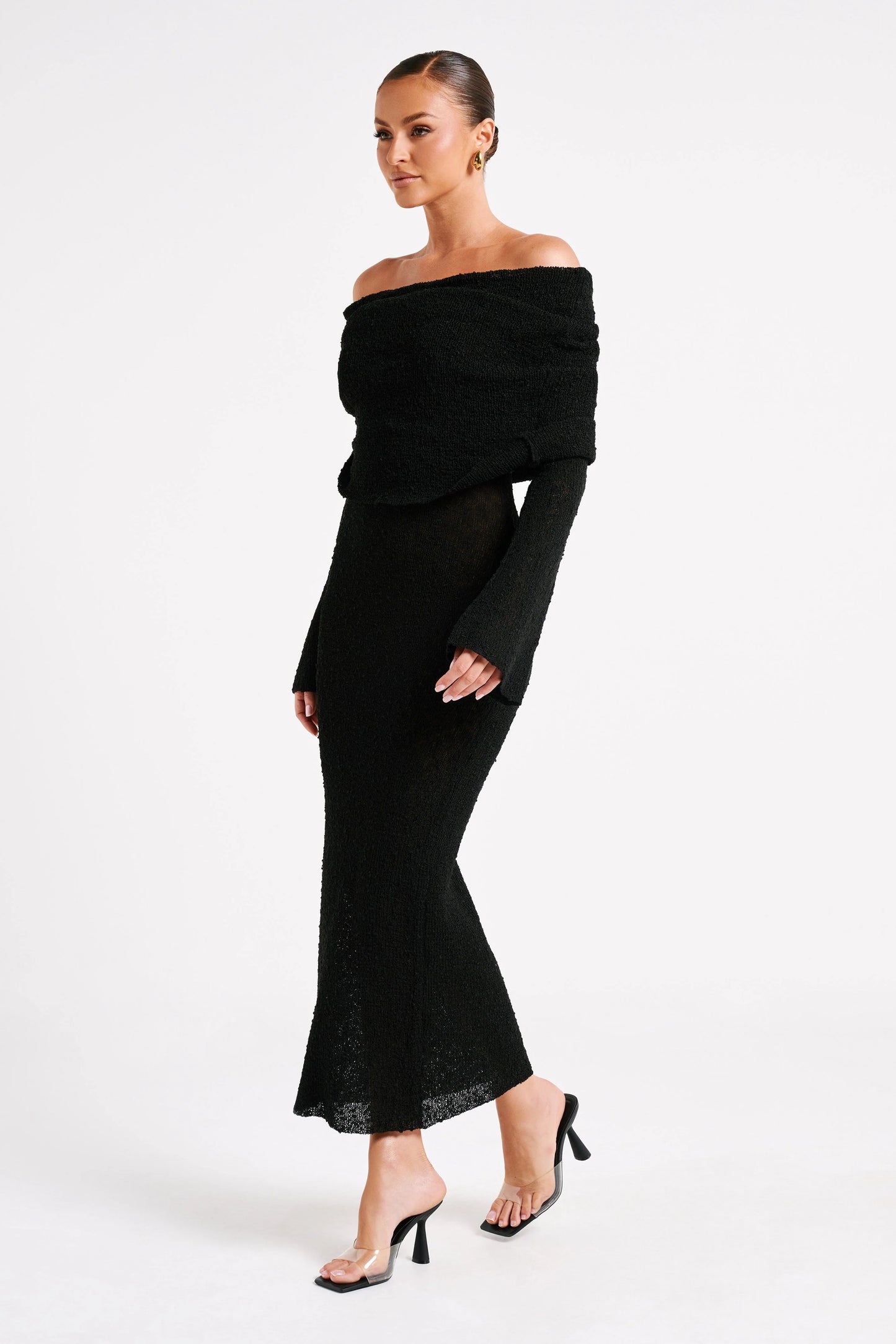 Marisol Boucle Maxi - Black