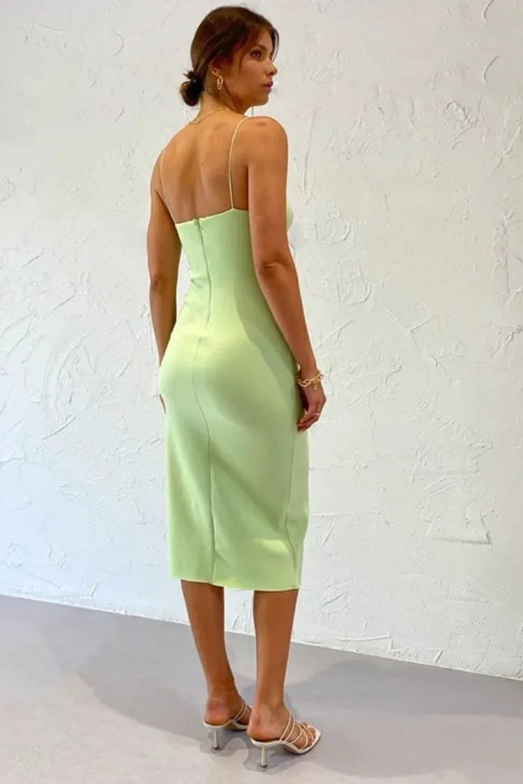 Clover Midi - Lime