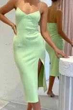 Clover Midi - Lime